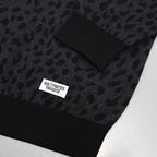 LEOPARD KNIT POLO SHIRT #CHARCOAL [23FW-WMK-KN20]