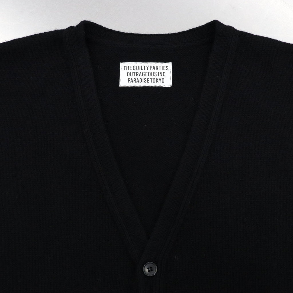 CLASSIC CARDIGAN -TYPE 1- #BLACK [23FW-WMK-KN03]
