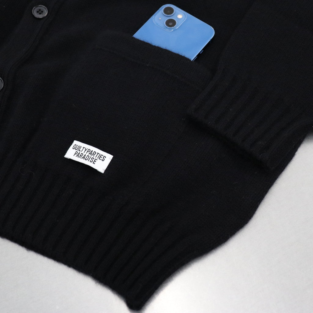 CLASSIC CARDIGAN -TYPE 1- #BLACK [23FW-WMK-KN03]