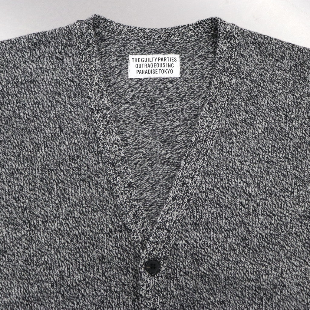 CLASSIC CARDIGAN -TYPE 1- #GRAY [23FW-WMK-KN03] - cocorozashi 三重