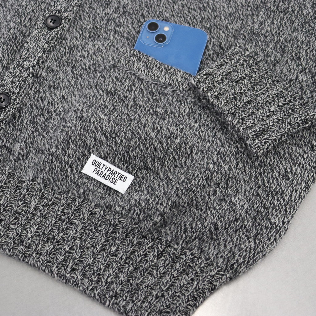 CLASSIC CARDIGAN -TYPE 1- #GRAY [23FW-WMK-KN03]