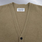 經典開襟衫 -1 型 - #米色 [23FW-WMK-KN03]