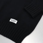 CLASSIC CREW NECK SWEATER -TYPE 1- #BLACK [23FW-WMK-KN01]