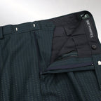 褶襉長褲 - 型號 2- #GREEN [23FWE-WMP-TR04]