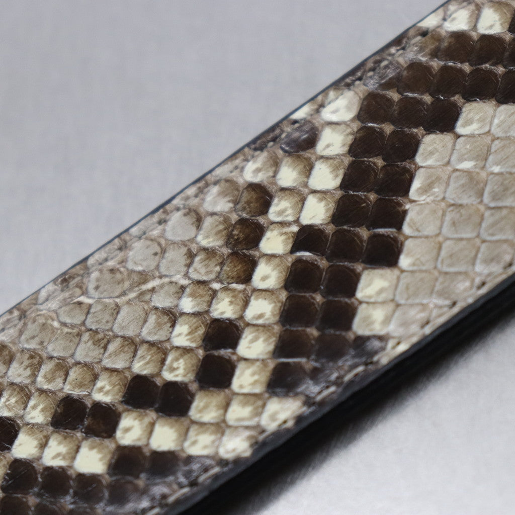 PYTHON LEATHER BELT #WHITE [WMGP-BL01]