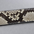 PYTHON LEATHER BELT #WHITE [WMGP-BL01]