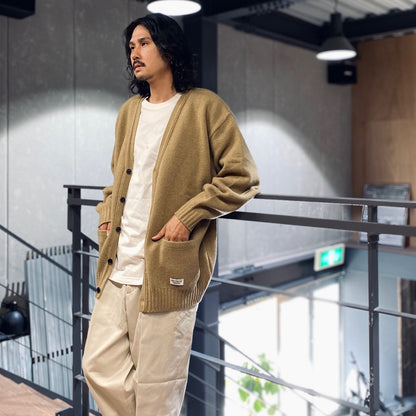 CLASSIC CARDIGAN -TYPE 1- #BEIGE [23FW-WMK-KN03]