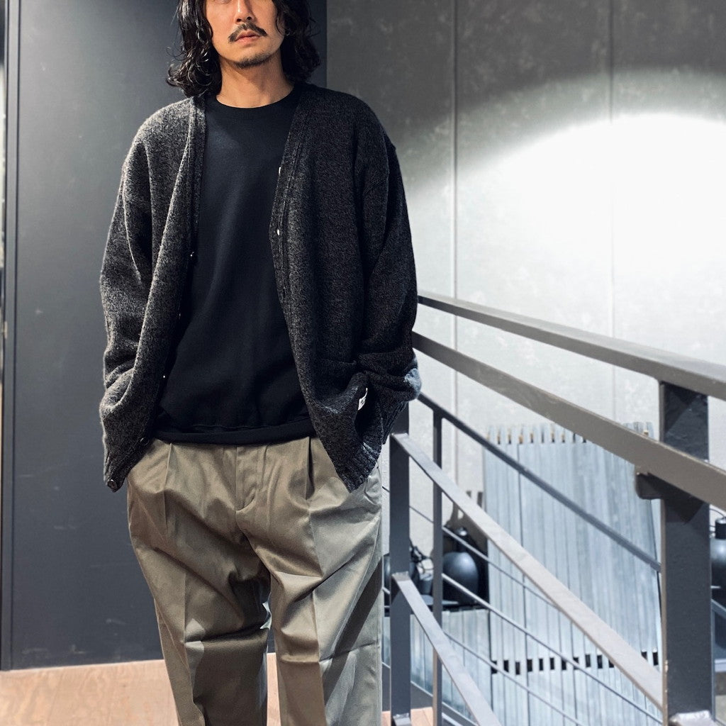 CLASSIC CARDIGAN -TYPE 1- #CHARCOAL [23FW-WMK-KN03]