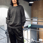 CLASSIC CREW NECK SWEATER -TYPE 1- #CHARCOAL [23FW-WMK-KN01]