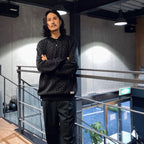 LEOPARD KNIT POLO SHIRT #CHARCOAL [23FW-WMK-KN20]