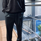 褶襉長褲 - 型號 2- #GREEN [23FWE-WMP-TR04]