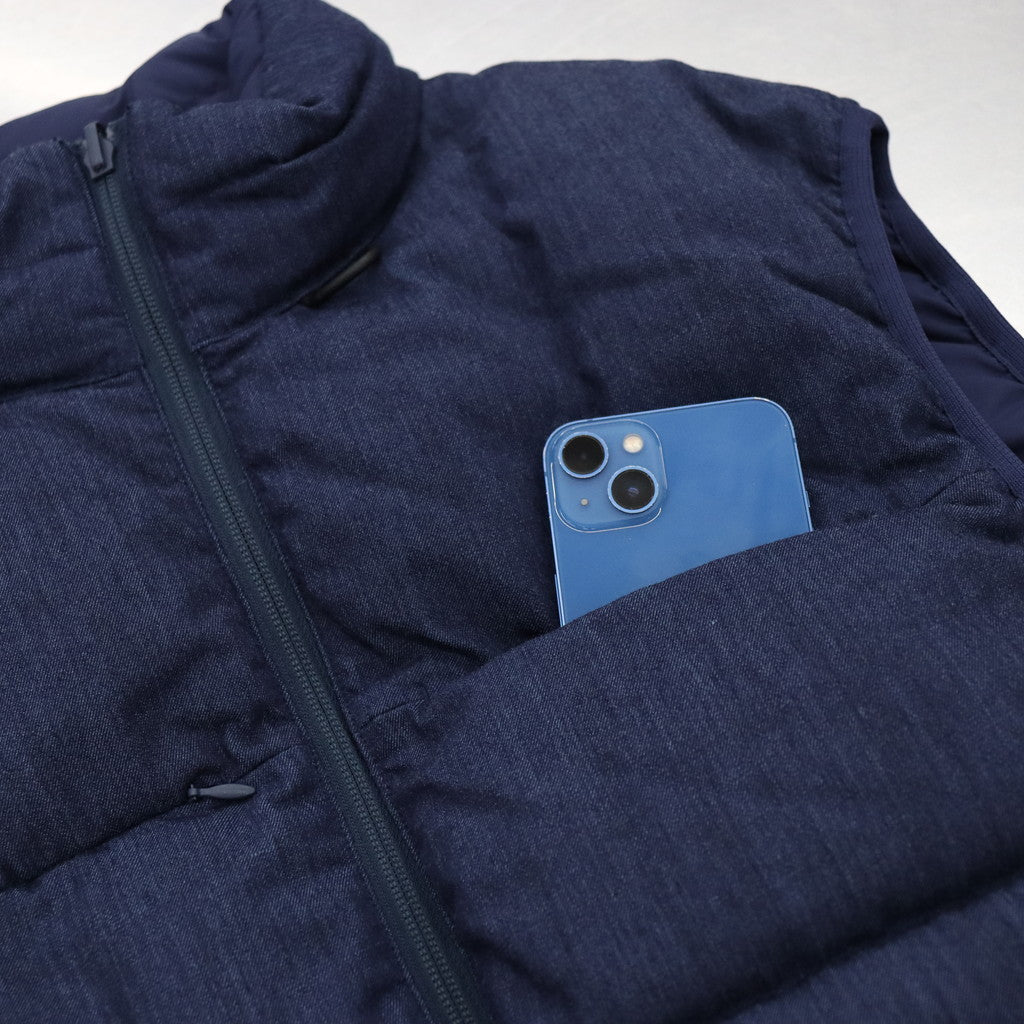 TECH YOSEMITE DOWN VEST DENIM #INDIGO [BW-16023W]_DAIWA PIER39