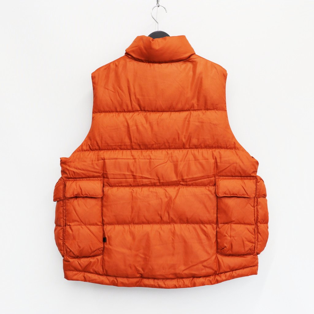 TECH BACKPACKER DOWN VEST #D-ORANGE [BW-24023W]