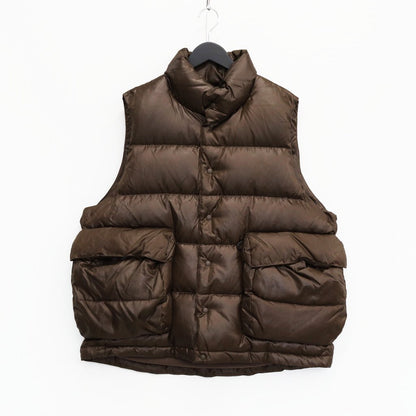 TECH BACKPACKER DOWN VEST #BROWN [BW-24023W]