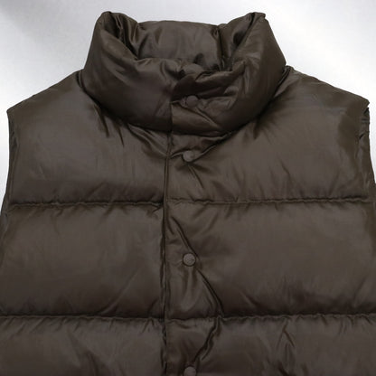 TECH BACKPACKER DOWN VEST #BROWN [BW-24023W]