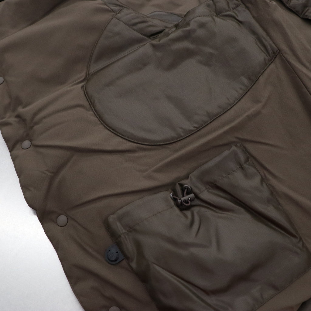 科技背包客羽絨背心 #棕色 [BW-24023W]