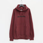 MIDDLE WEIGHT PULLOVER HOODED SWEAT SHIRT #BURGUNDY [23FW-WMC-SS07]