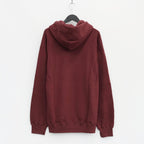 MIDDLE WEIGHT PULLOVER HOODED SWEAT SHIRT #BURGUNDY [23FW-WMC-SS07]