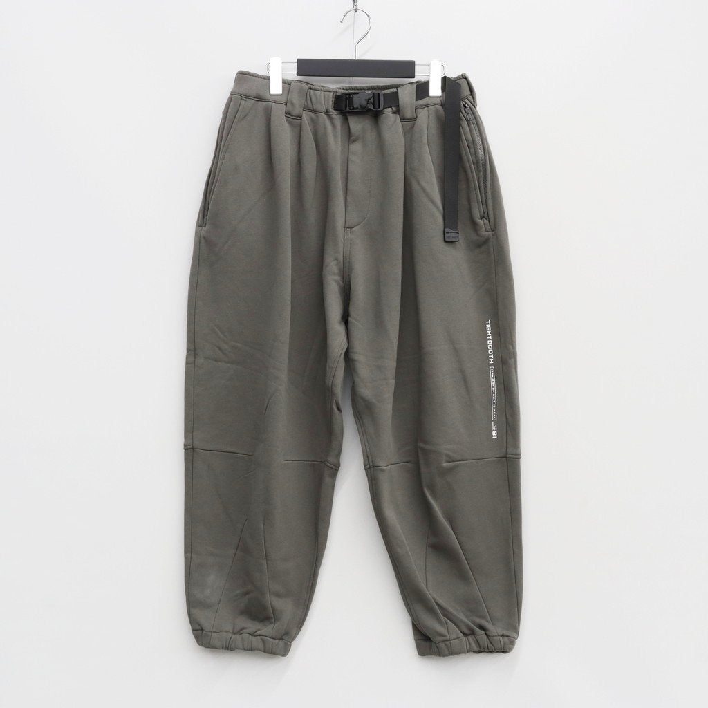 PYRAMID SWEAT BALLOON PANTS #CHARCOAL [FW23-B06]