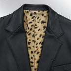 LEATHER SINGLE BREASTED JACKET -TYPE 2- #BLACK [23FW-WMO-JK02]