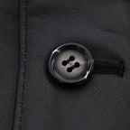 LEATHER SINGLE BREASTED JACKET -TYPE 2- #BLACK [23FW-WMO-JK02]