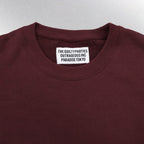 中量級圓領運動衫 #BURGUNDY [23FW-WMC-SS08]