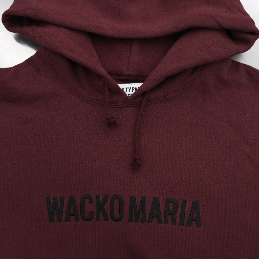 MIDDLE WEIGHT PULLOVER HOODED SWEAT SHIRT #BURGUNDY [23FW-WMC-SS07]