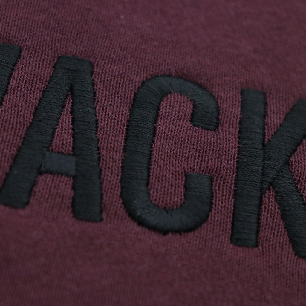 MIDDLE WEIGHT PULLOVER HOODED SWEAT SHIRT #BURGUNDY [23FW-WMC-SS07]