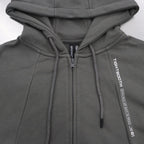 PYRAMID ZIP HOODIE #CHARCOAL [FW23-SW02]