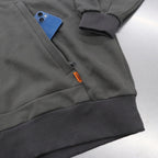 PYRAMID ZIP HOODIE #CHARCOAL [FW23-SW02]