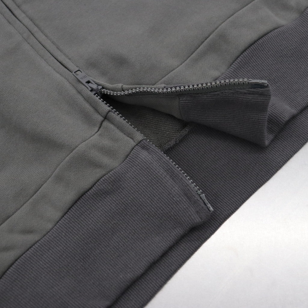 PYRAMID ZIP HOODIE #CHARCOAL [FW23-SW02]