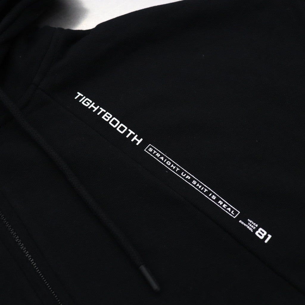 PYRAMID ZIP HOODIE #BLACK [FW23-SW02]