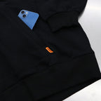 PYRAMID ZIP HOODIE #BLACK [FW23-SW02]