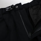 PYRAMID SWEAT BALLOON PANTS #BLACK [FW23-B06]