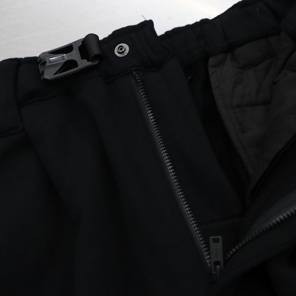PYRAMID SWEAT BALLOON PANTS #BLACK [FW23-B06]