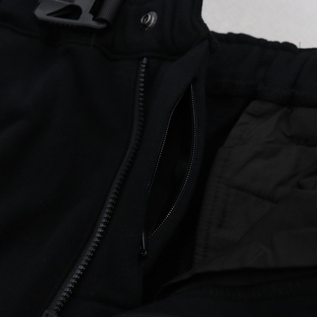 PYRAMID SWEAT BALLOON PANTS #BLACK [FW23-B06]