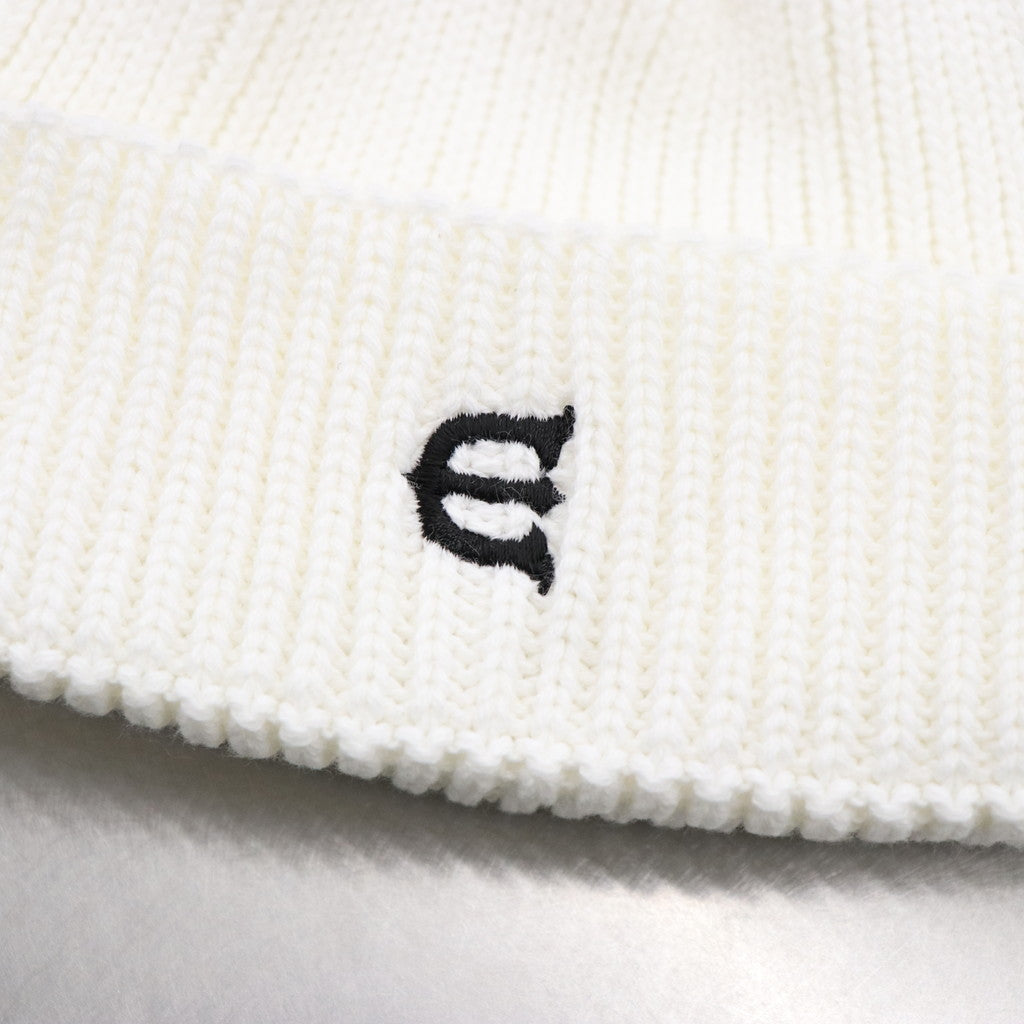 E LOGO 帽子 #白色 [FW23-H09]