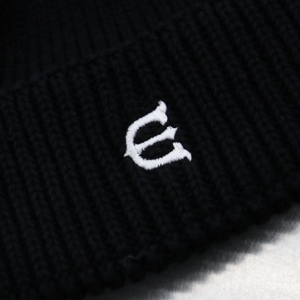E LOGO 帽子 #黑色 [FW23-H09]