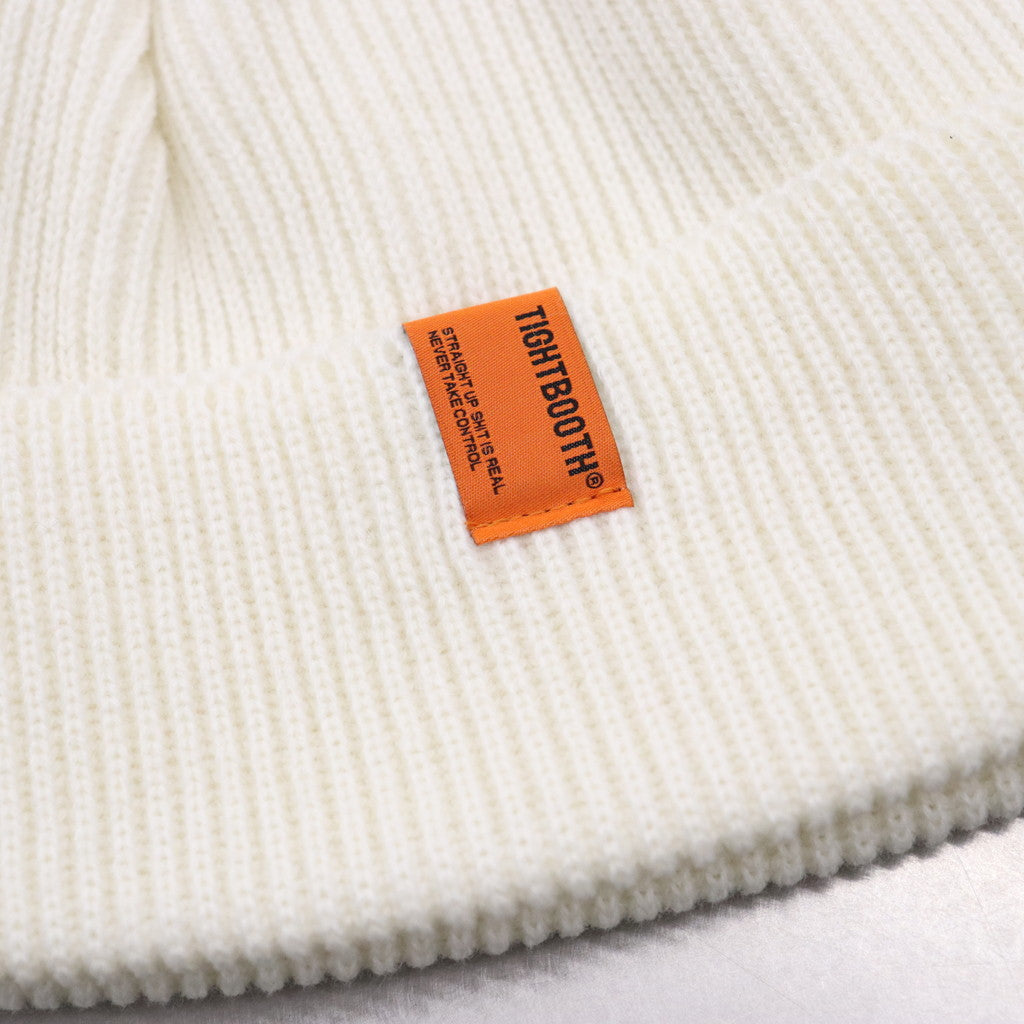 TAG BEANIE #WHITE [FW23-H09]