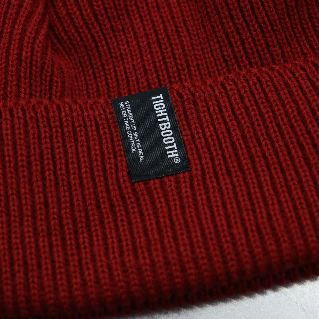 TAG BEANIE #RED [FW23-H09]