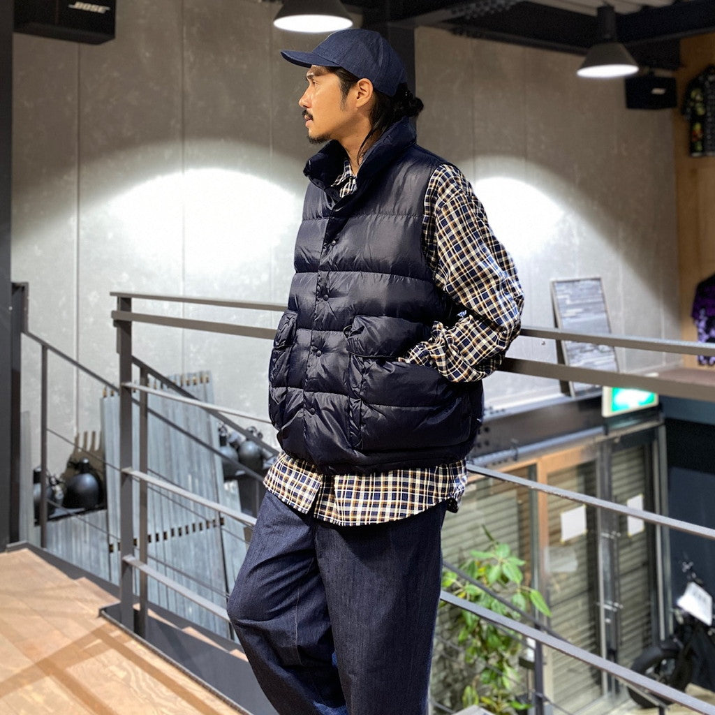 科技背包客羽絨背心 #D-海軍藍 [BW-24023W]