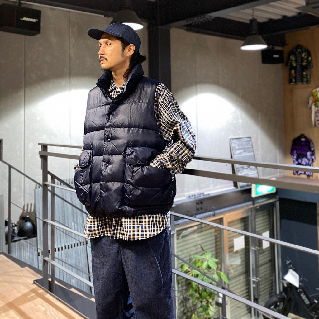 科技背包客羽絨背心 #D-海軍藍 [BW-24023W]