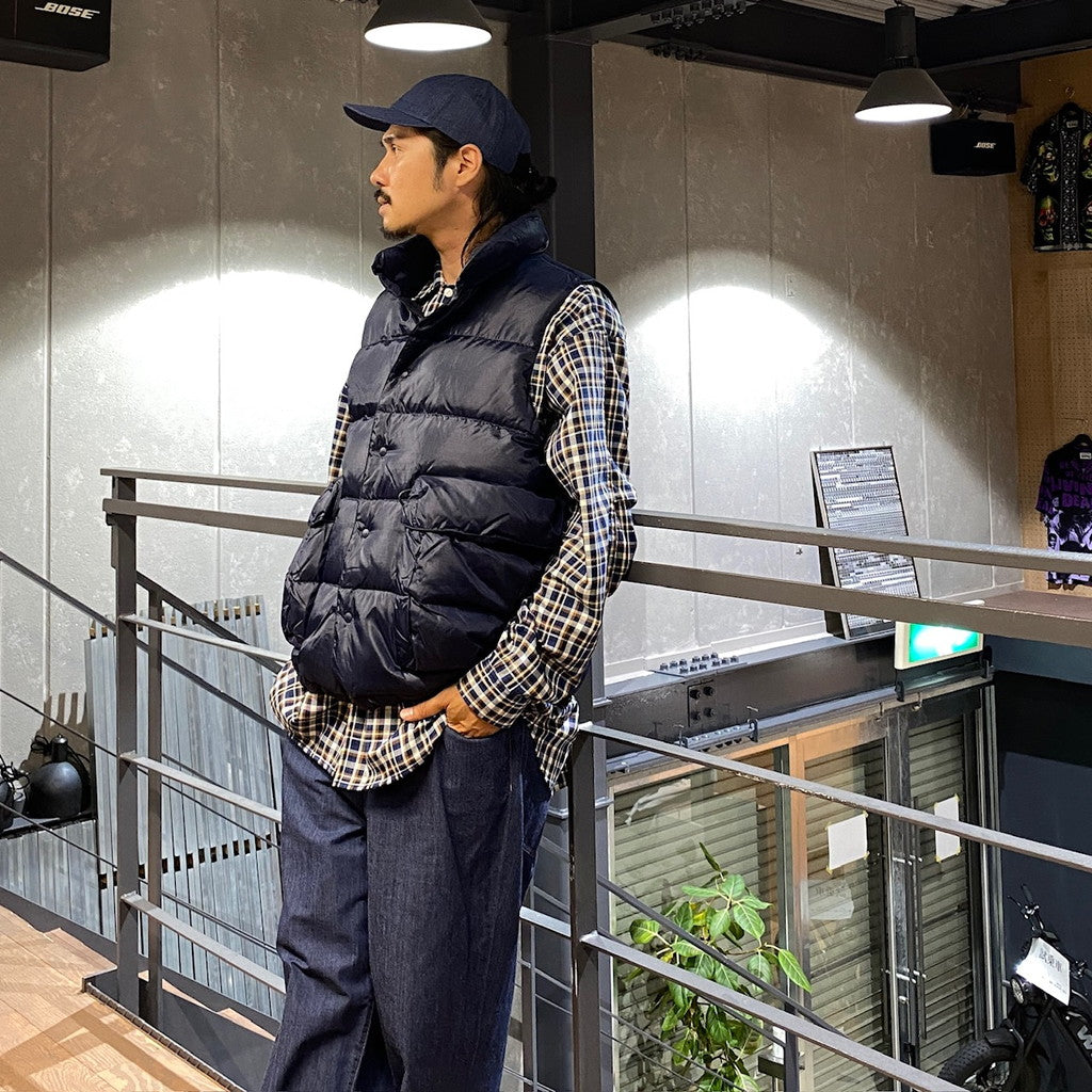 科技背包客羽絨背心 #D-海軍藍 [BW-24023W]