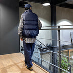 科技背包客羽絨背心 #D-海軍藍 [BW-24023W]