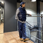 科技背包客羽絨背心 #D-海軍藍 [BW-24023W]