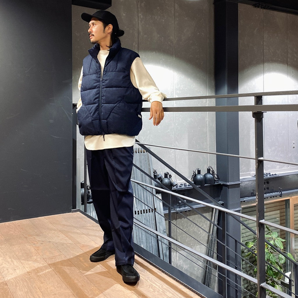 TECH YOSEMITE DOWN VEST DENIM #INDIGO [BW-16023W]