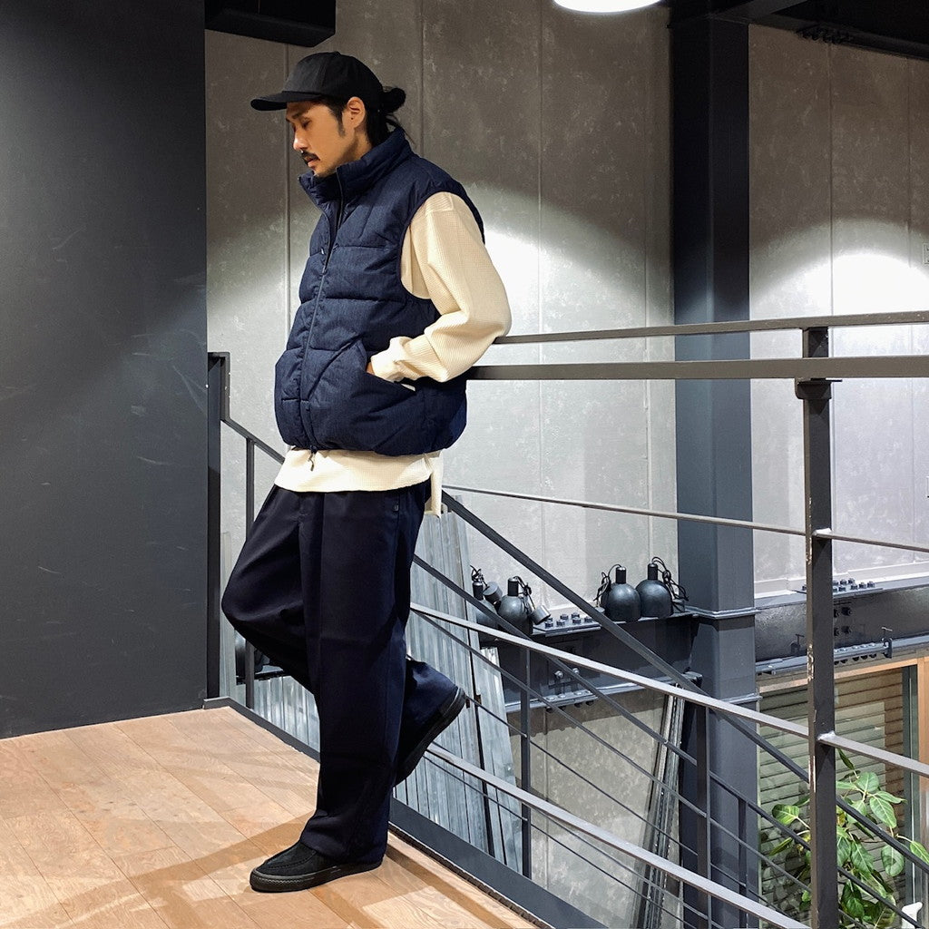 TECH YOSEMITE DOWN VEST DENIM #INDIGO [BW-16023W]