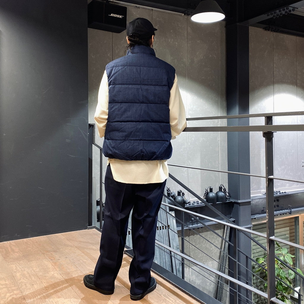 TECH YOSEMITE DOWN VEST DENIM #INDIGO [BW-16023W]