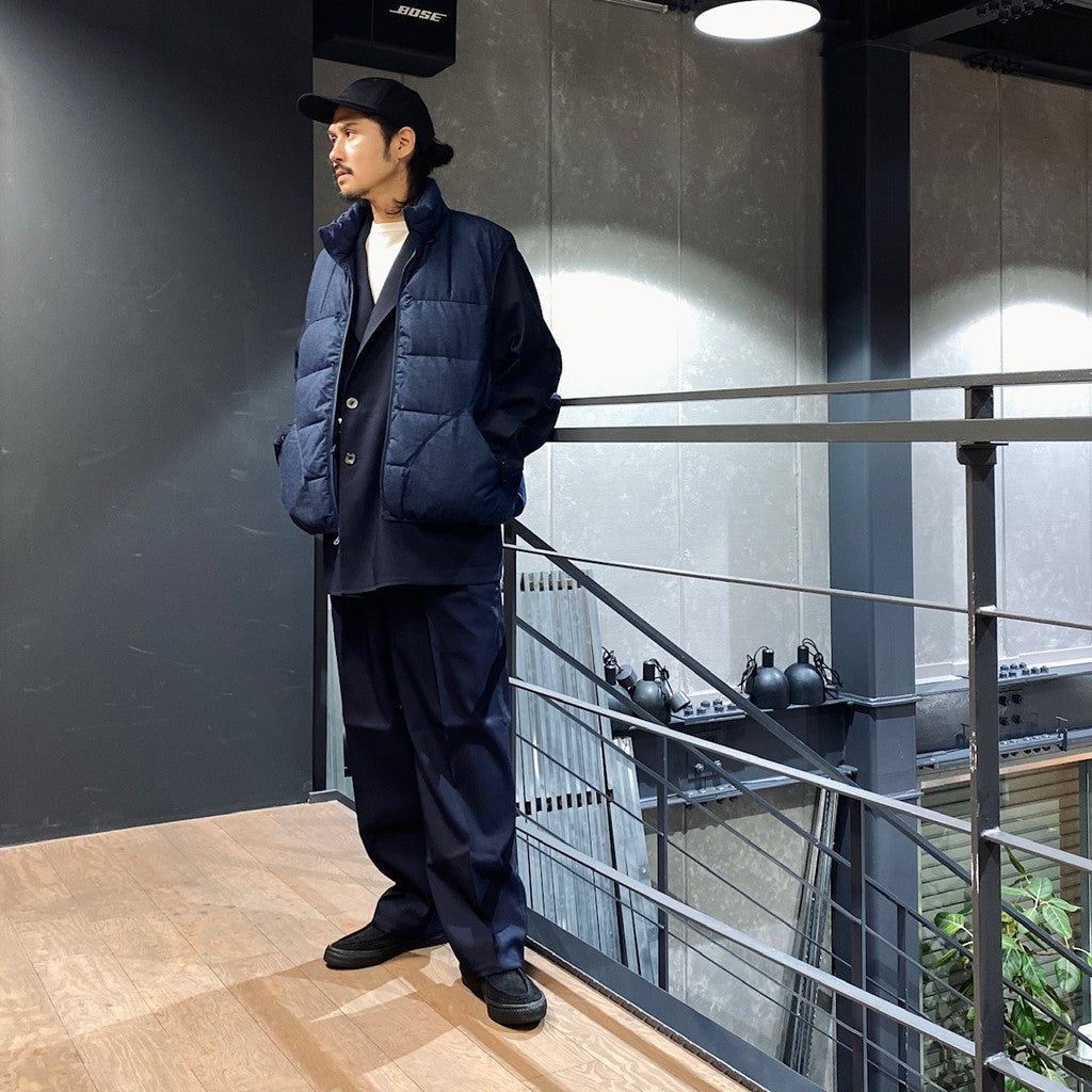 TECH YOSEMITE DOWN VEST DENIM #INDIGO [BW-16023W]