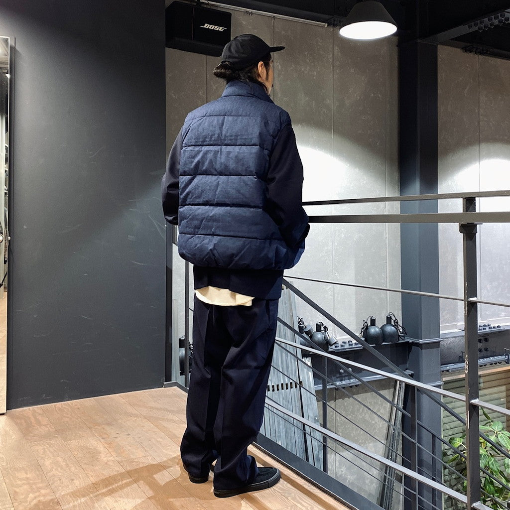 TECH YOSEMITE DOWN VEST DENIM #INDIGO [BW-16023W]